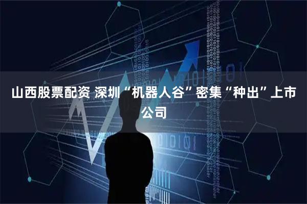 山西股票配资 深圳“机器人谷”密集“种出”上市公司